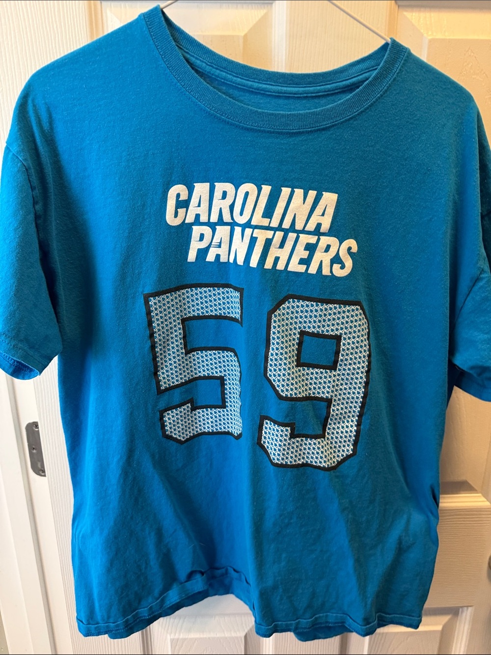 Team Apparel Teal Carolina Panthers Short Sleeve Tee - #59